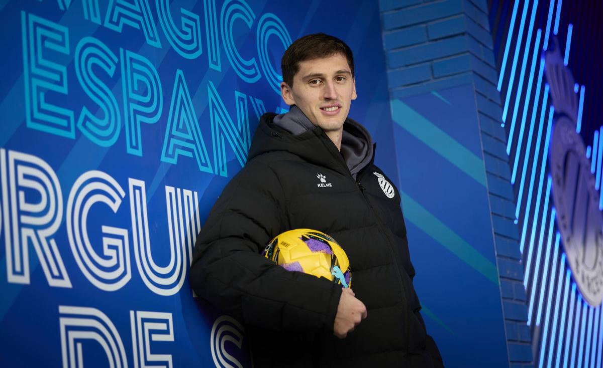 Marash Kumbulla, en su etapa con el Espanyol