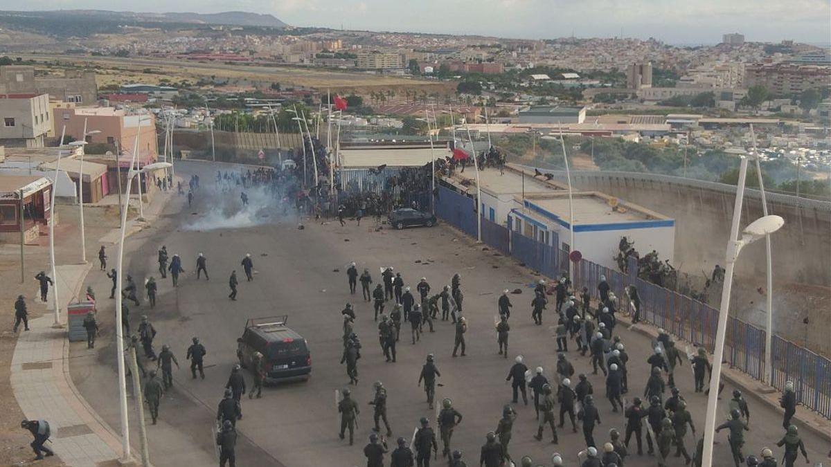 El Barrio Chino, en la provincia de Nador y fronterizo con Melilla, tras el salto a la valla.