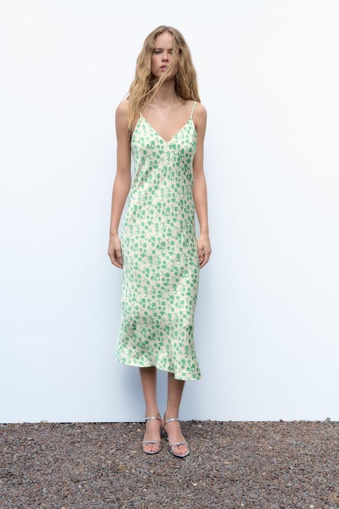 Vestido Zara verano con tirantes