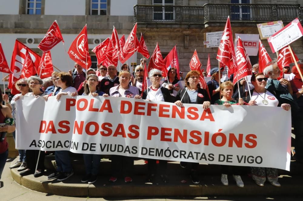 Los pensionistas vuelven a la calle en Vigo