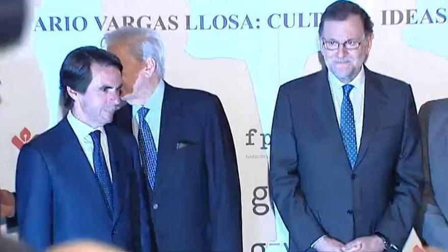 Rajoy y Aznar ni se miran ni se saludan