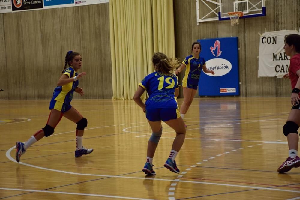 Balonmano: el Maristas Cartagena, campeón regional infantil femenino