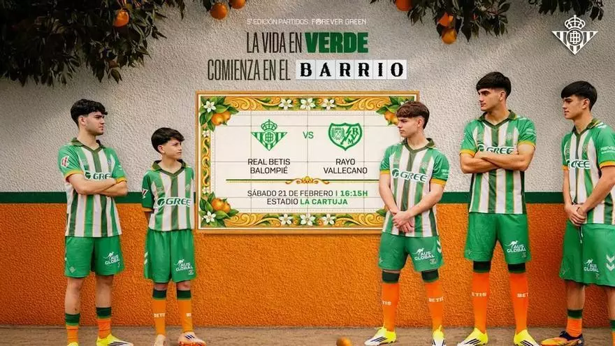 La vida en verde comienza en el barrio, la nueva equipación del Betis