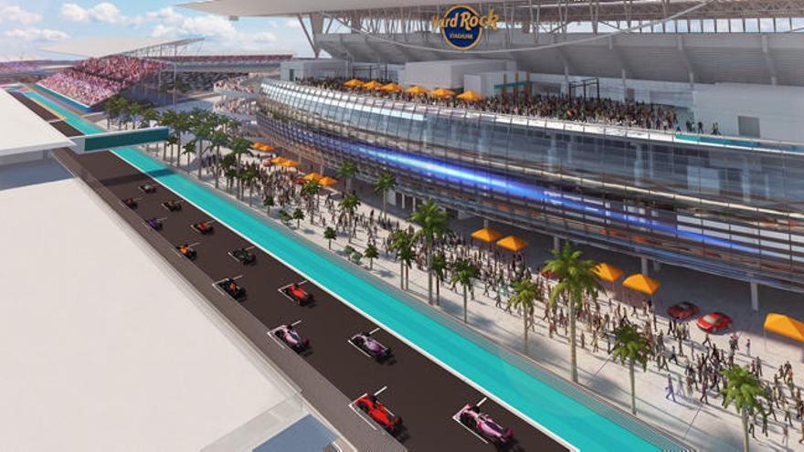 Simulación del circuito de Miami