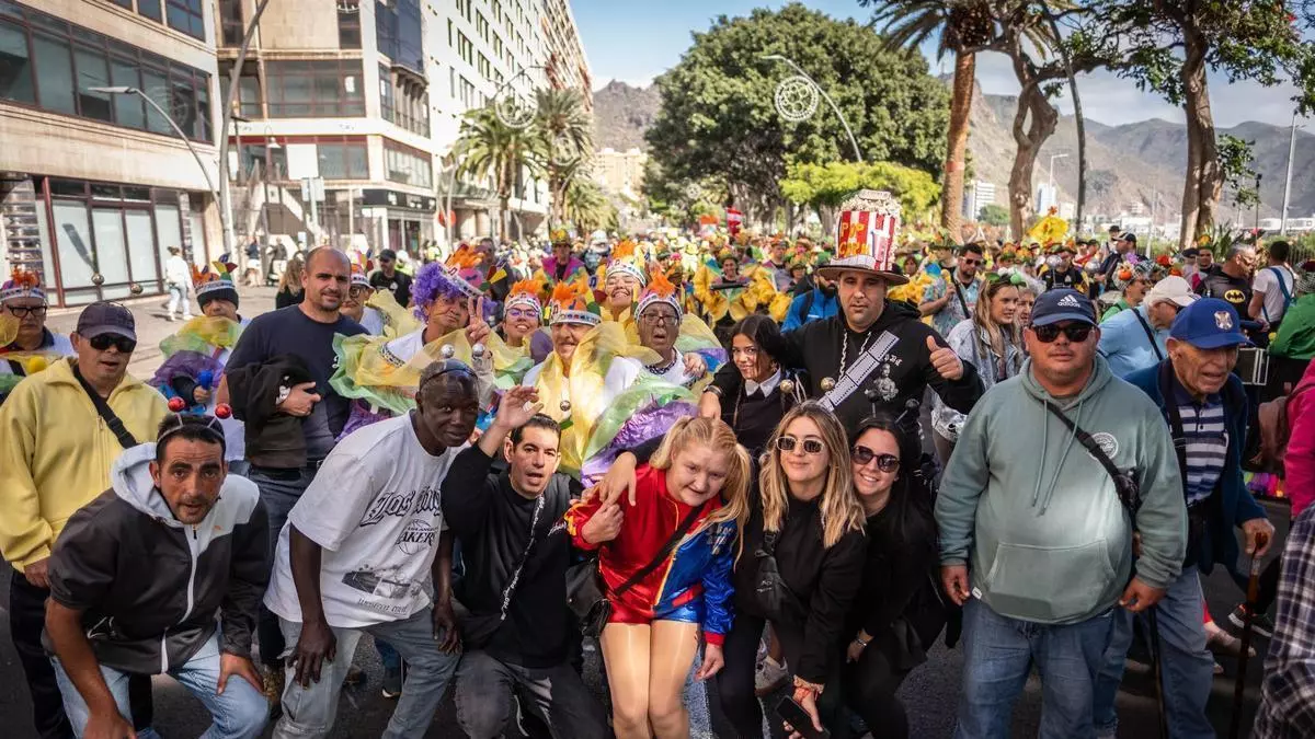 La Sardina de la Inclusión ‘baila sola’ en el Carnaval de Santa Cruz de Tenerife