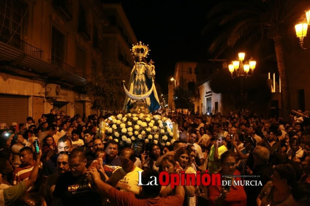 Procesión de la Virgen del Cisne en Lorca