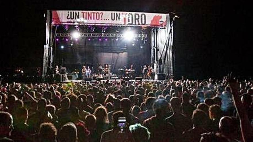 El público disfruta de uno de los conciertos del festival.