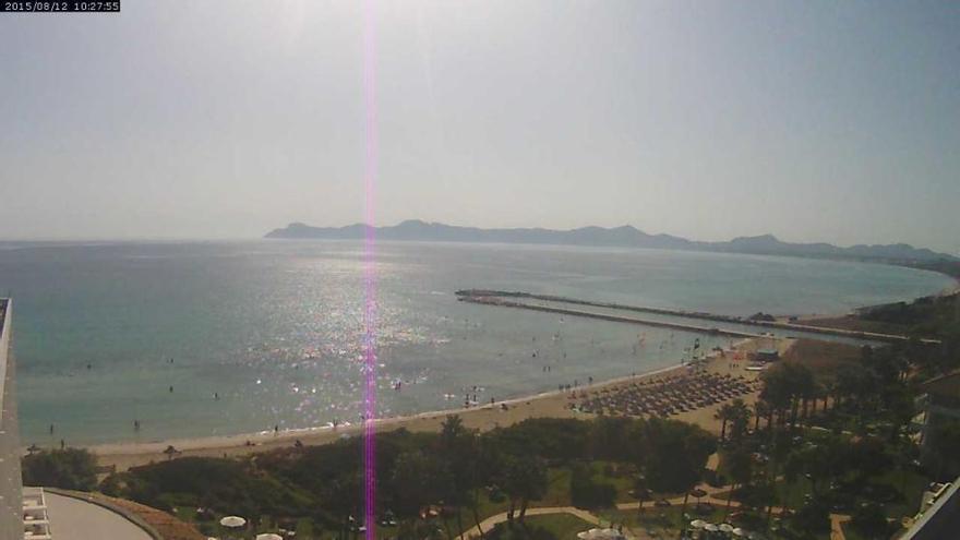 Traumwetter an der Playa de Muro im Norden von Mallorca am Mittwochvormittag (12.8.)