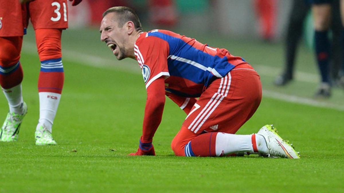 Ribéry, lesionado desde el 11 de marzo, podría llegar a jugar contra el FC Barcelona las semifinales de Champions League