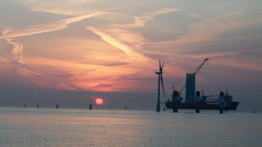 Parque eólico marino de Thanet, en Reino Unido.