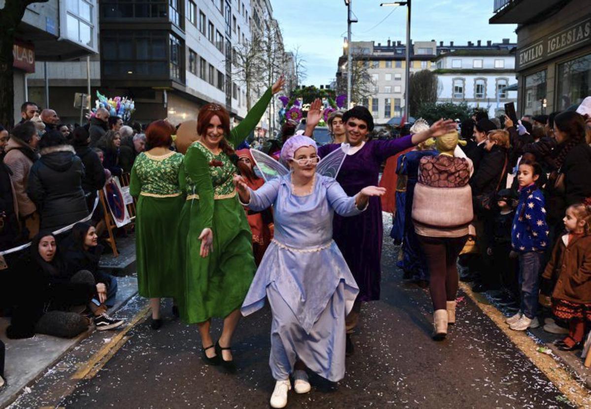 Un grupo con los personajes de Shrek. | RAFA VÁZQUEZ