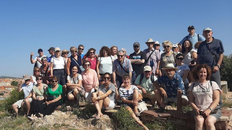 Un grupo del curso ‘Moncayo Mágico’ visitó la localidad.  | SERVICIO ESPECIAL