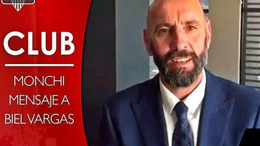 «Monchi» convida en Biel a l&#039;estadi a través d&#039;un vídeo.