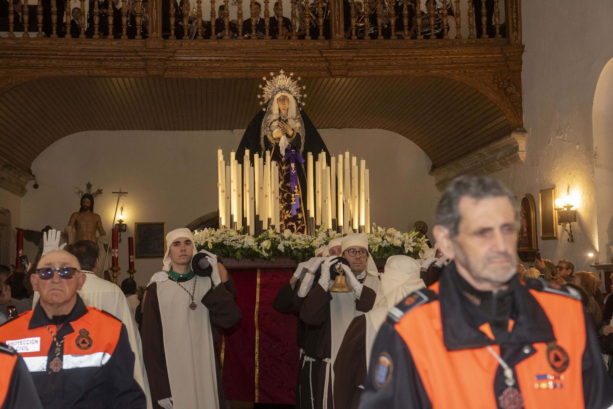 La procesión de Os Caladiños se celebra bajo techo en A Coruña