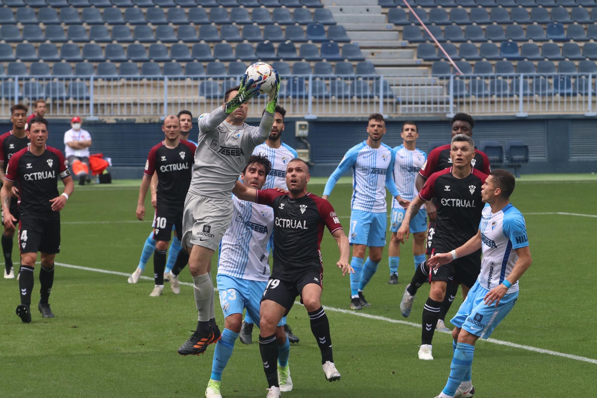 Las imágenes del Málaga CF - Albacete Balompié de LaLiga SmartBank