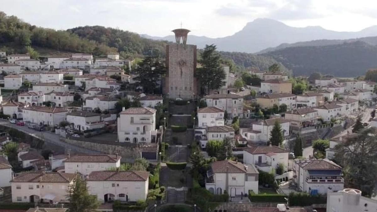 Imatge del barri de Montolivet d'Olot