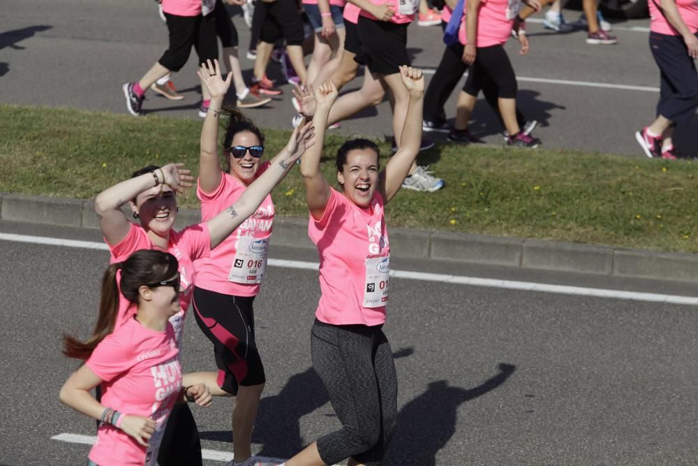 Carrera de la mujer en la zona este de Gijón.