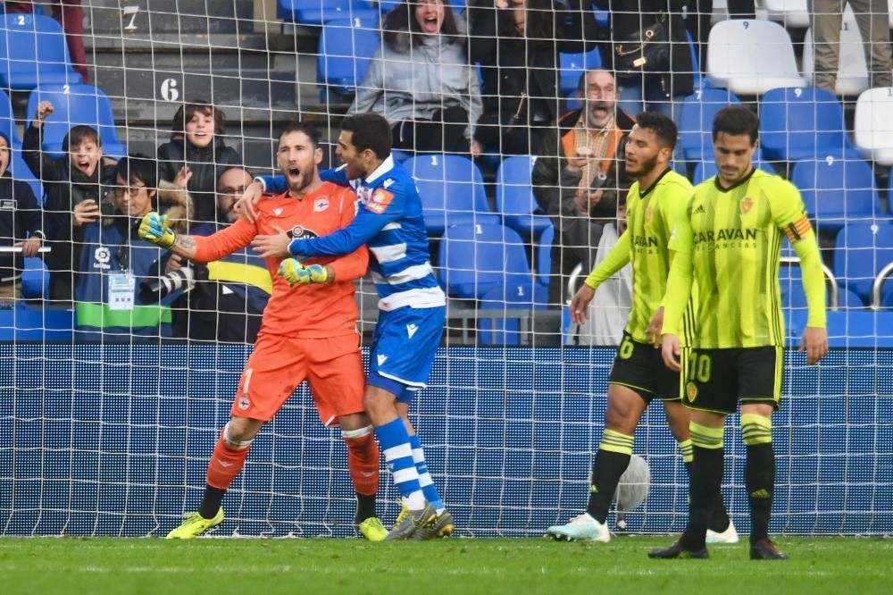 El Dépor cae 1-3 ante el Zaragoza