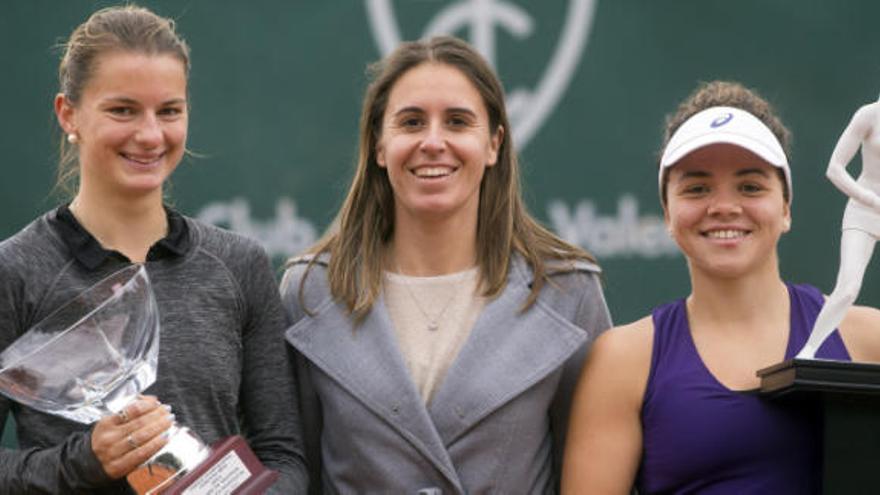 Quirine Lemoine, Anabel Medina y la campeona del año pasado, Jazmine Paolini