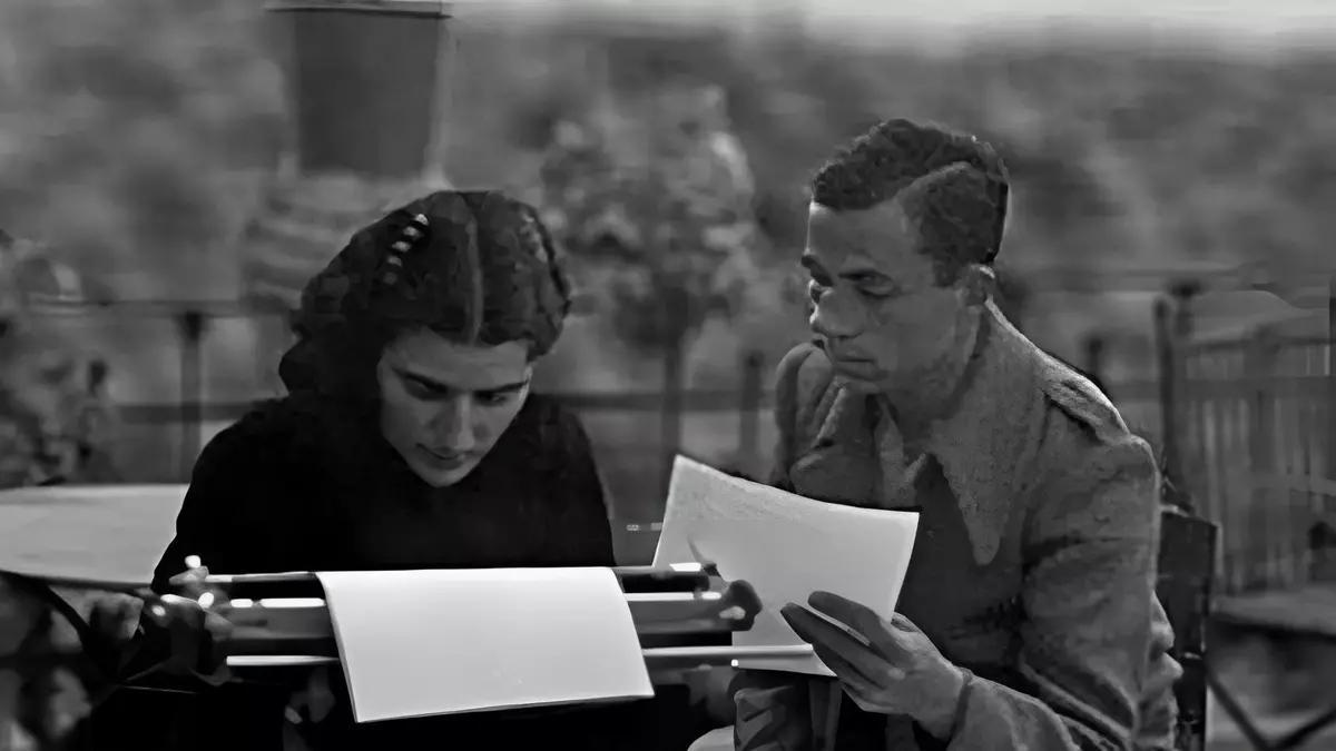 Josefina Manresa and Miguel Hernández in Jaén