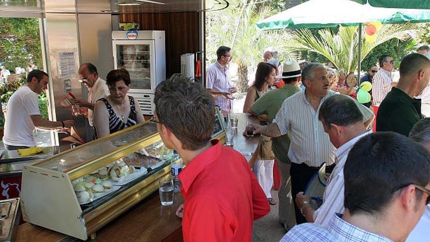 Inauguración del quiosco Platero del Parque de Málaga