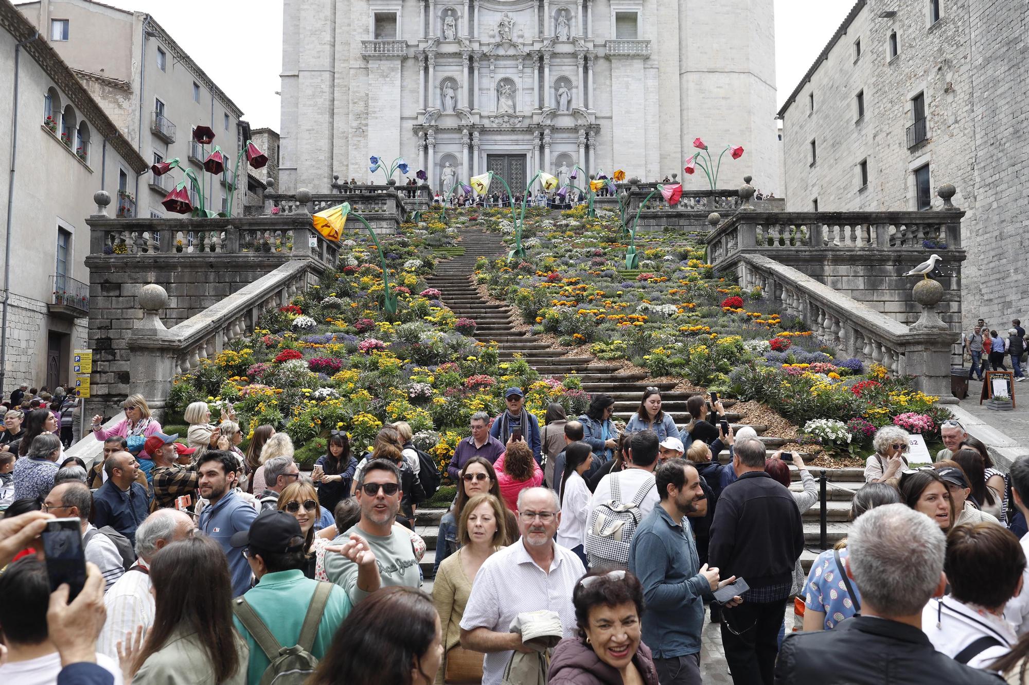 Allau de visitants a Temps de Flors : 14 de maig de 2023