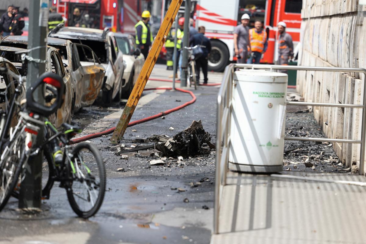 Fuerte explosión en el centro de Milán