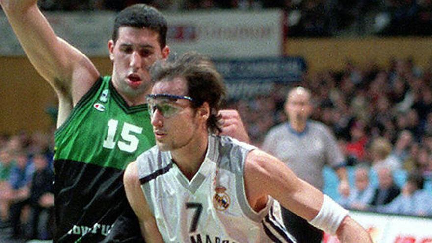 Lucio Angulo en su etapa en el Real Madrid.