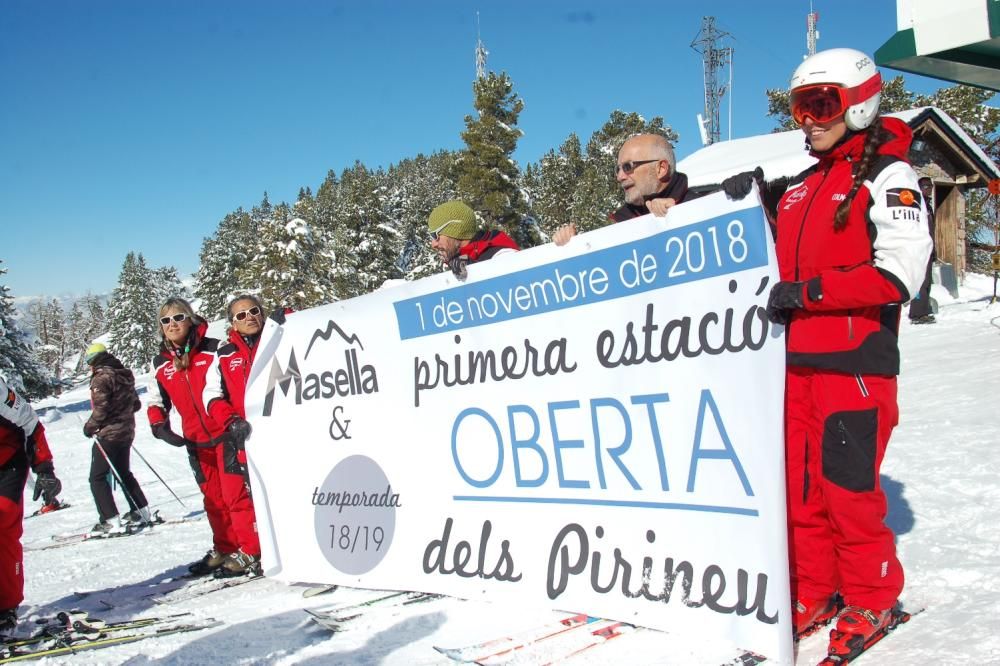 Masella estrena la temporada més matinera de la hi