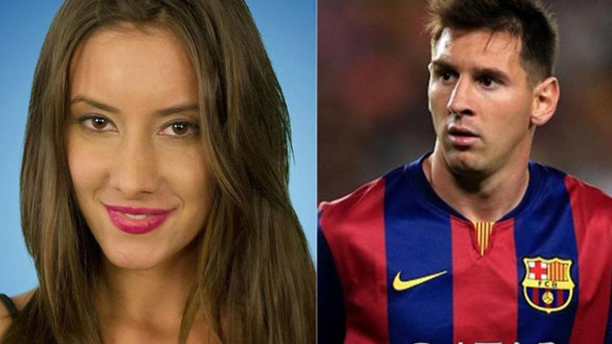 Belén conoció a Leo Messi