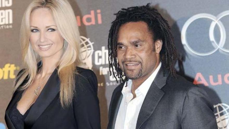 Adriana y Christian Karembeu, en una imagen de 2010.