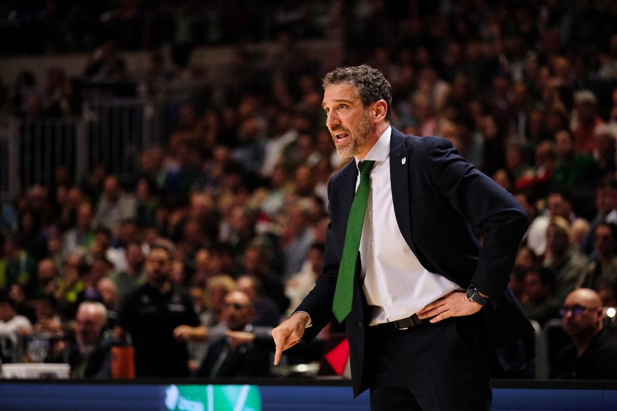 Ibon Navarro, entrenador del Unicaja