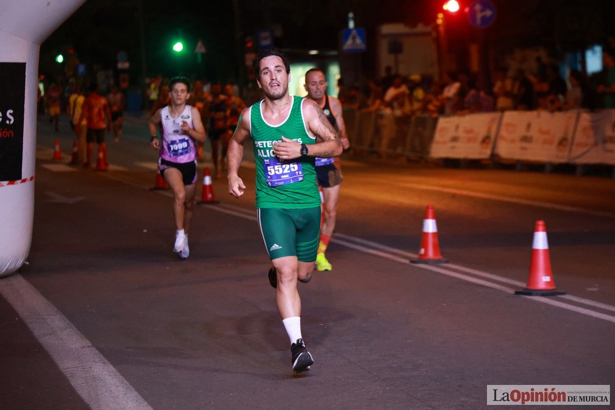 Las mejores imágenes de la carrera nocturna de Murcia