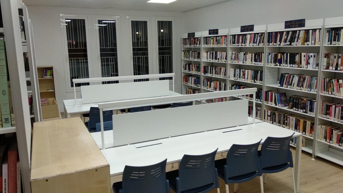 La nueva biblioteca municipal de Utrillas.