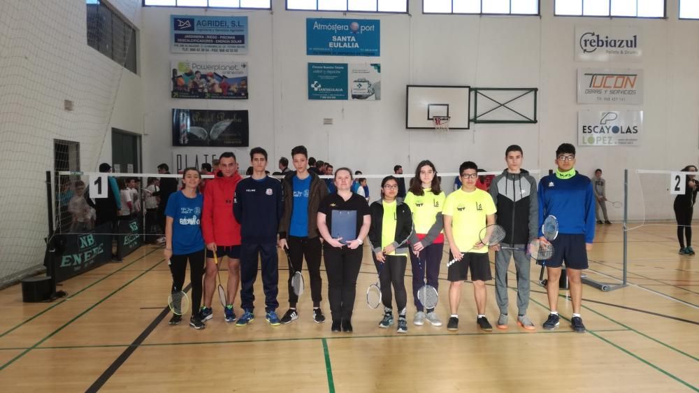 Final Regional de bádminton de Deporte Escolar