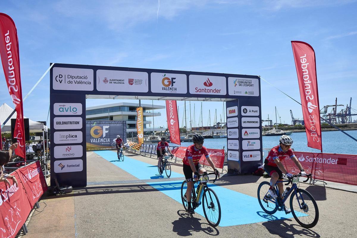 Imagen de la pasada edición del Gran fondo ciclista en València.