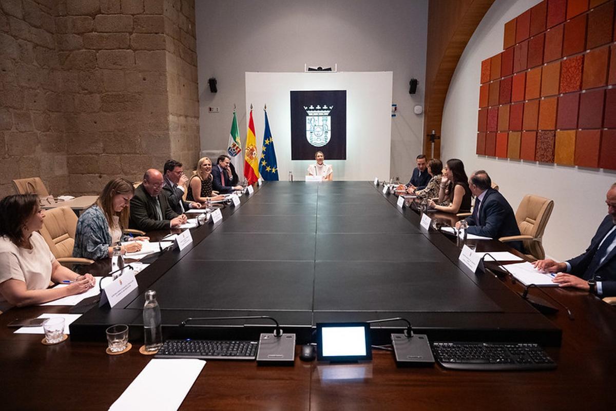 Reunión del Consejo de Gobierno de la Junta de Extremadura.