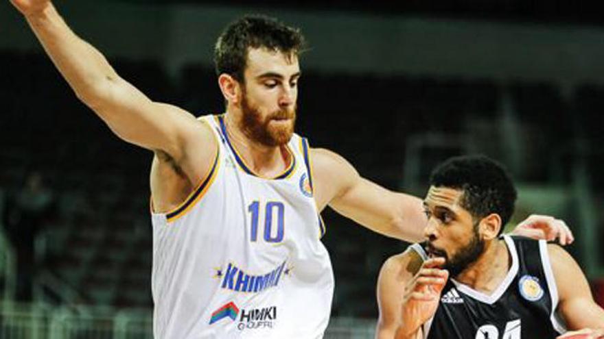 Víctor Claver, durante un partido de la VTB League.