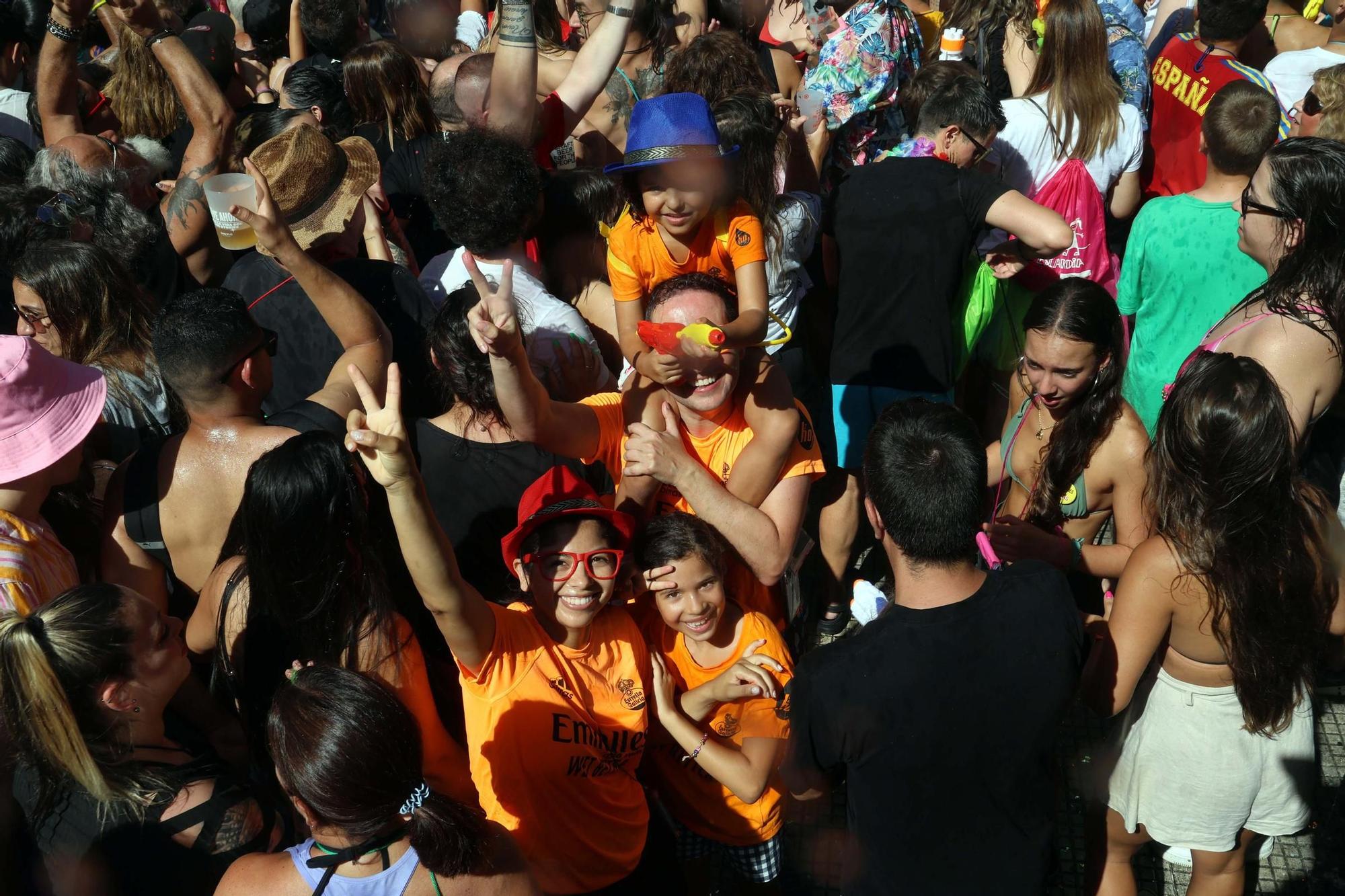 San Roque da rienda suelta a la felicidad en su Festa da Auga