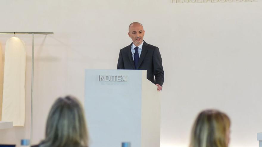 El consejero delegado, Óscar García Maceiras, en la presentación de resultados. |   // CASTELEIRO/ROLLER AGENCIA