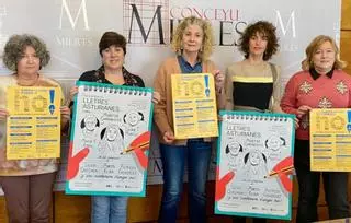 Teatro, música y regalos en la "Selmana de les Lletres" de Mieres