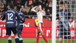 Vitor Reis se lamenta en Montilivi