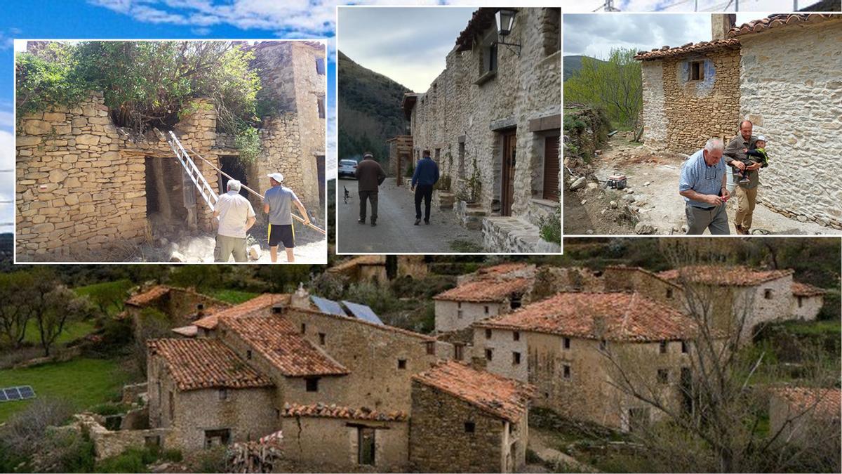 Donde antes solamente había ruinas hoy se levantan viviendas rehabilitadas, un sistema de autoabastecimiento de agua y una planta solar en ejecución.