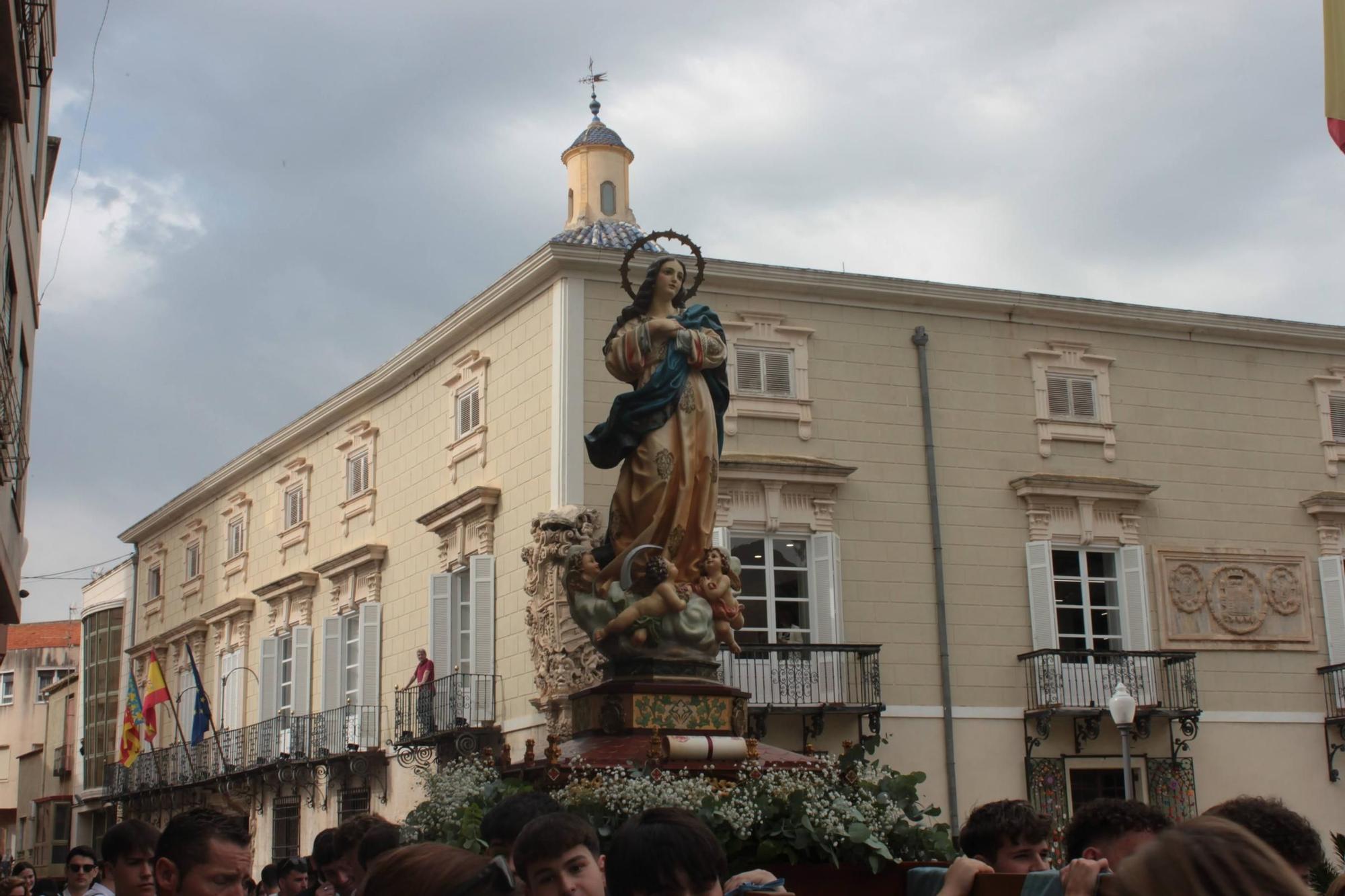 Romería desde el Colegio Santo Domingo de Orihuela al Santuario de Nuestra Señora de Monserrate