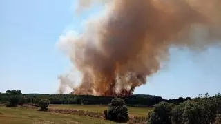 Incendio en Vilanova de Meià