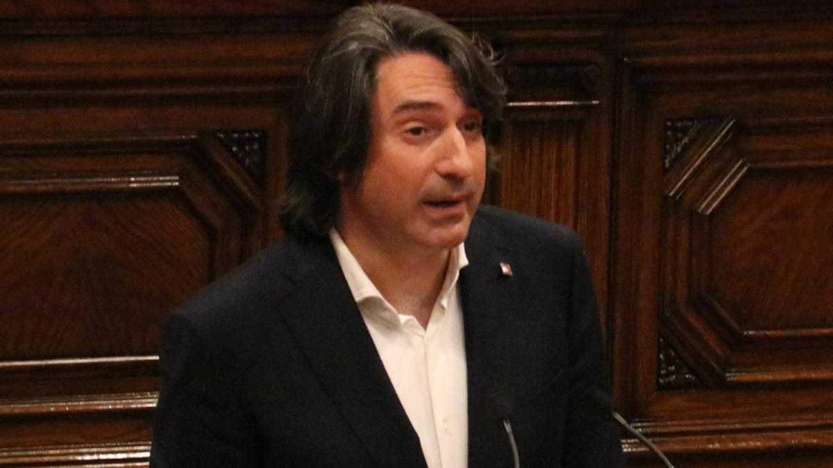 Francesc de Dalmases, en una intervención en el Parlament
