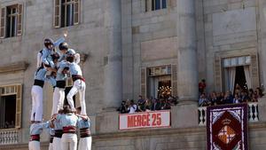 Diada castellera de la Mercè 2025 en Barcelona.