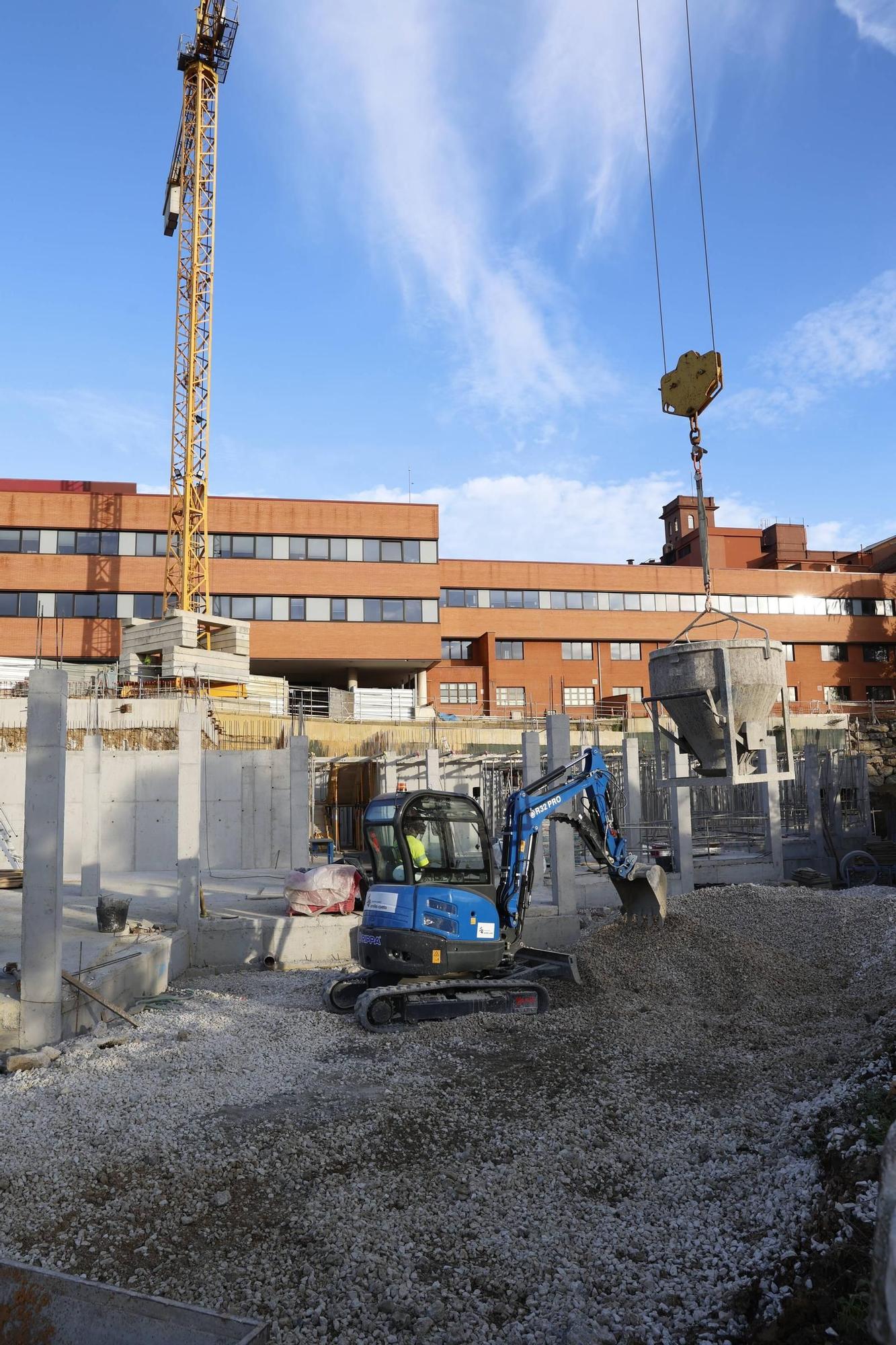 El avance de la amplación del Hospital de Jove, en imágenes