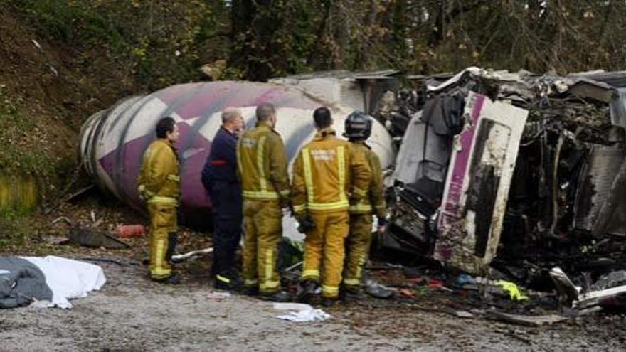 Fallece el conductor del camión accidentado en Coles