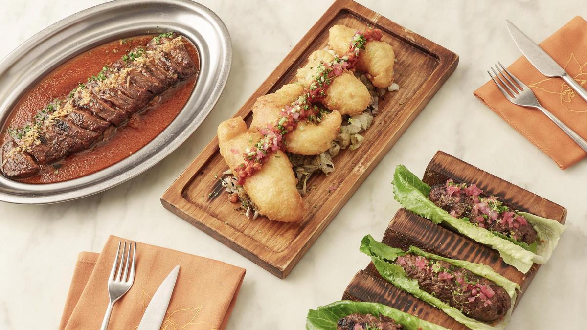 Parte del menú de Persimmon's.